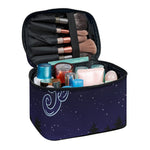 Aquarius Constellation Print Travel Makeup Bag