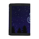 Aquarius Constellation Print Trifold Wallet