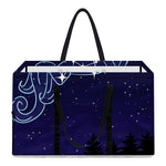 Aquarius Constellation Print Utility Tote Bag