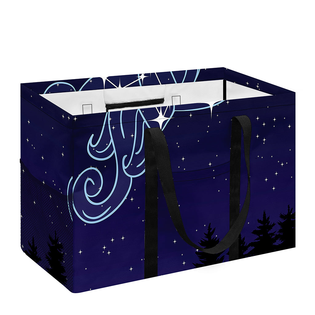 Aquarius Constellation Print Utility Tote Bag