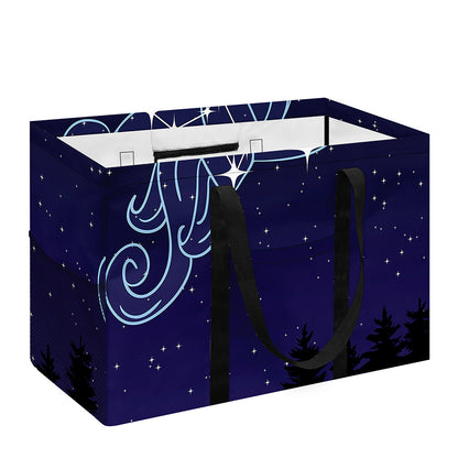 Aquarius Constellation Print Utility Tote Bag