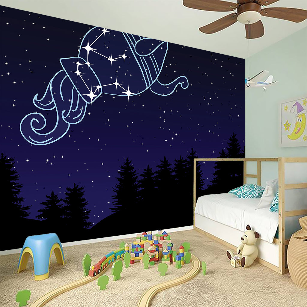 Aquarius Constellation Print Wall Sticker