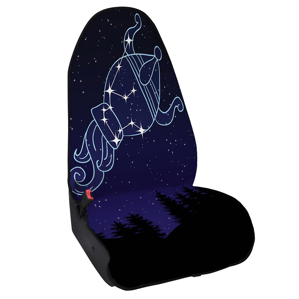 Aquarius Constellation Print Waterproof Car Seat Cover
