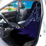 Aquarius Constellation Print Waterproof Car Seat Cover