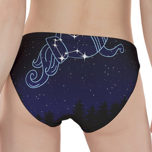 Aquarius Constellation Print Women's Panties