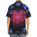 Aries And Astrological Signs Print Aloha Shirt