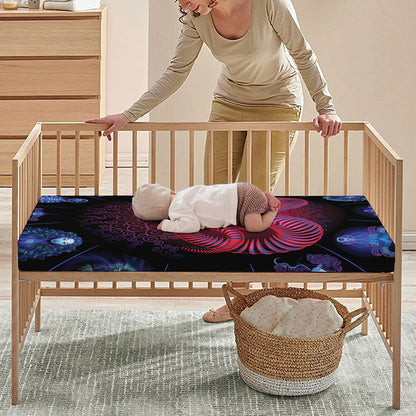 Aries And Astrological Signs Print Baby Crib Sheet