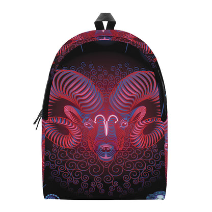 Aries And Astrological Signs Print Backpack