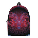 Aries And Astrological Signs Print Backpack