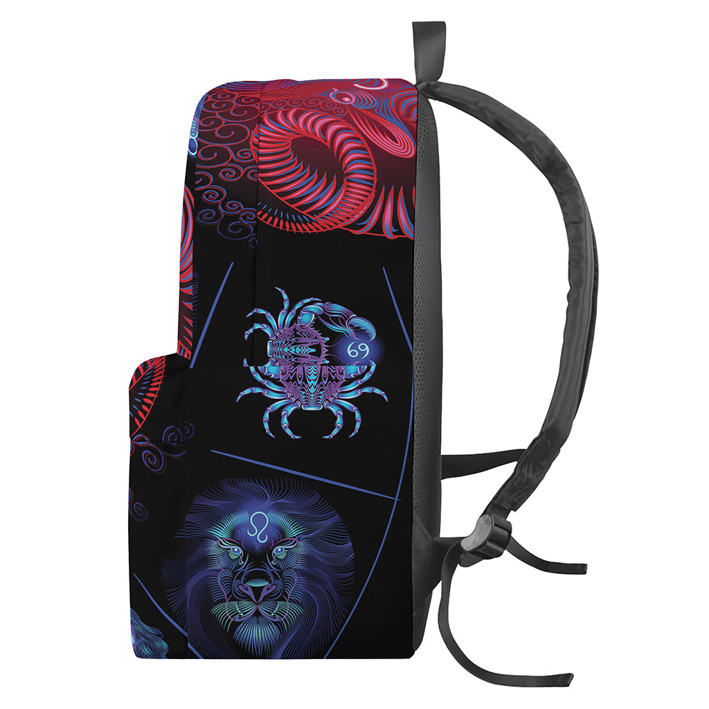 Aries And Astrological Signs Print Backpack