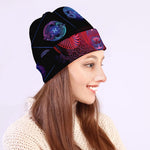 Aries And Astrological Signs Print Beanie