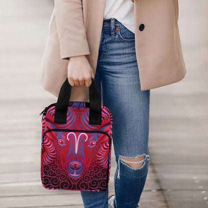 Aries And Astrological Signs Print Bible Tote Bag