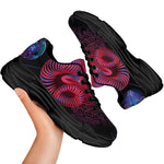 Aries And Astrological Signs Print Black Chunky Shoes