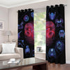 Aries And Astrological Signs Print Blackout Grommet Curtains