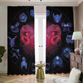 Aries And Astrological Signs Print Dimout Pencil Pleat Curtains