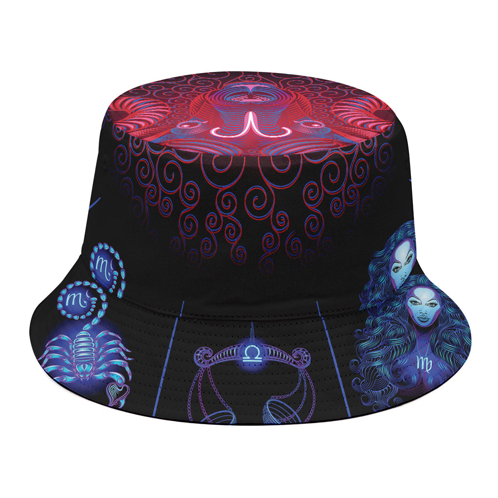 Aries And Astrological Signs Print Bucket Hat