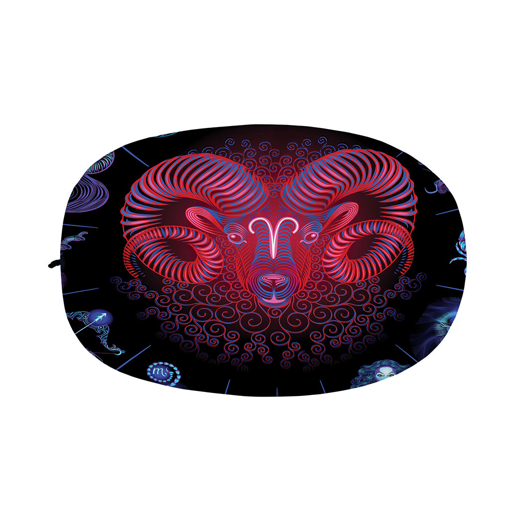 Aries And Astrological Signs Print Car Side Mirror Covers
