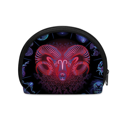Aries And Astrological Signs Print Coin Purse