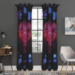 Aries And Astrological Signs Print Curtain