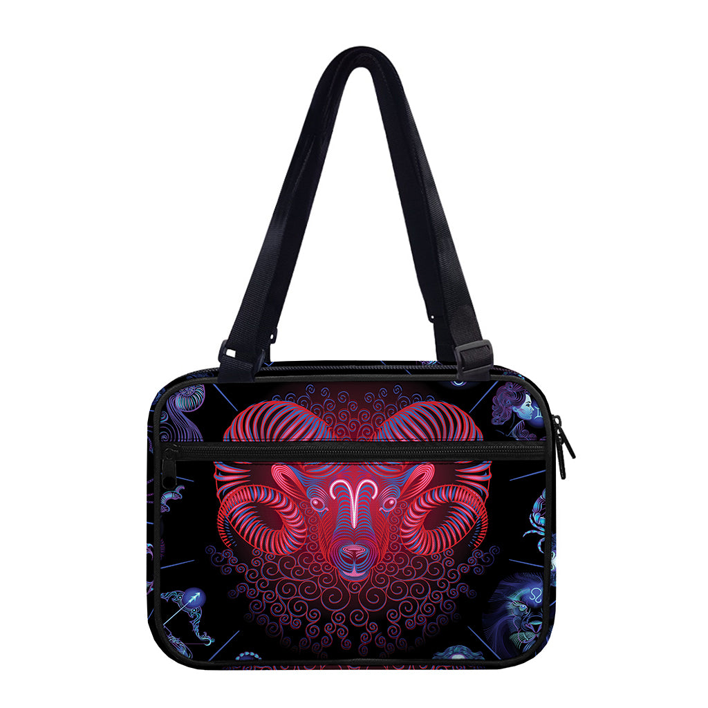 Aries And Astrological Signs Print Double Strap Bible Bag