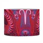 Aries And Astrological Signs Print Drum Lamp Shade
