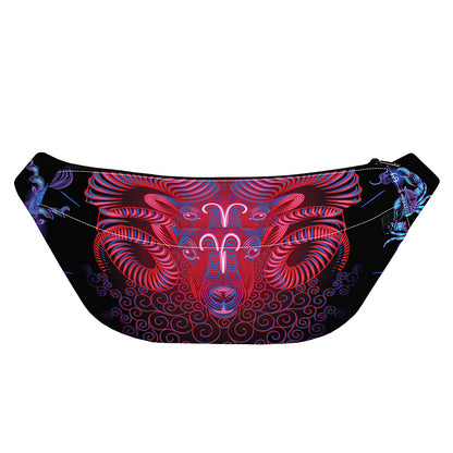 Aries And Astrological Signs Print Fanny Pack