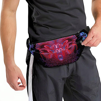 Aries And Astrological Signs Print Fanny Pack