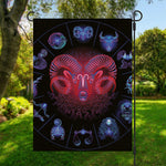 Aries And Astrological Signs Print Garden Flag