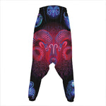Aries And Astrological Signs Print Hammer Pants