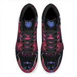 Aries And Astrological Signs Print High Top Leather Sneakers
