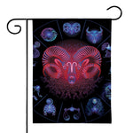 Aries And Astrological Signs Print House Flag