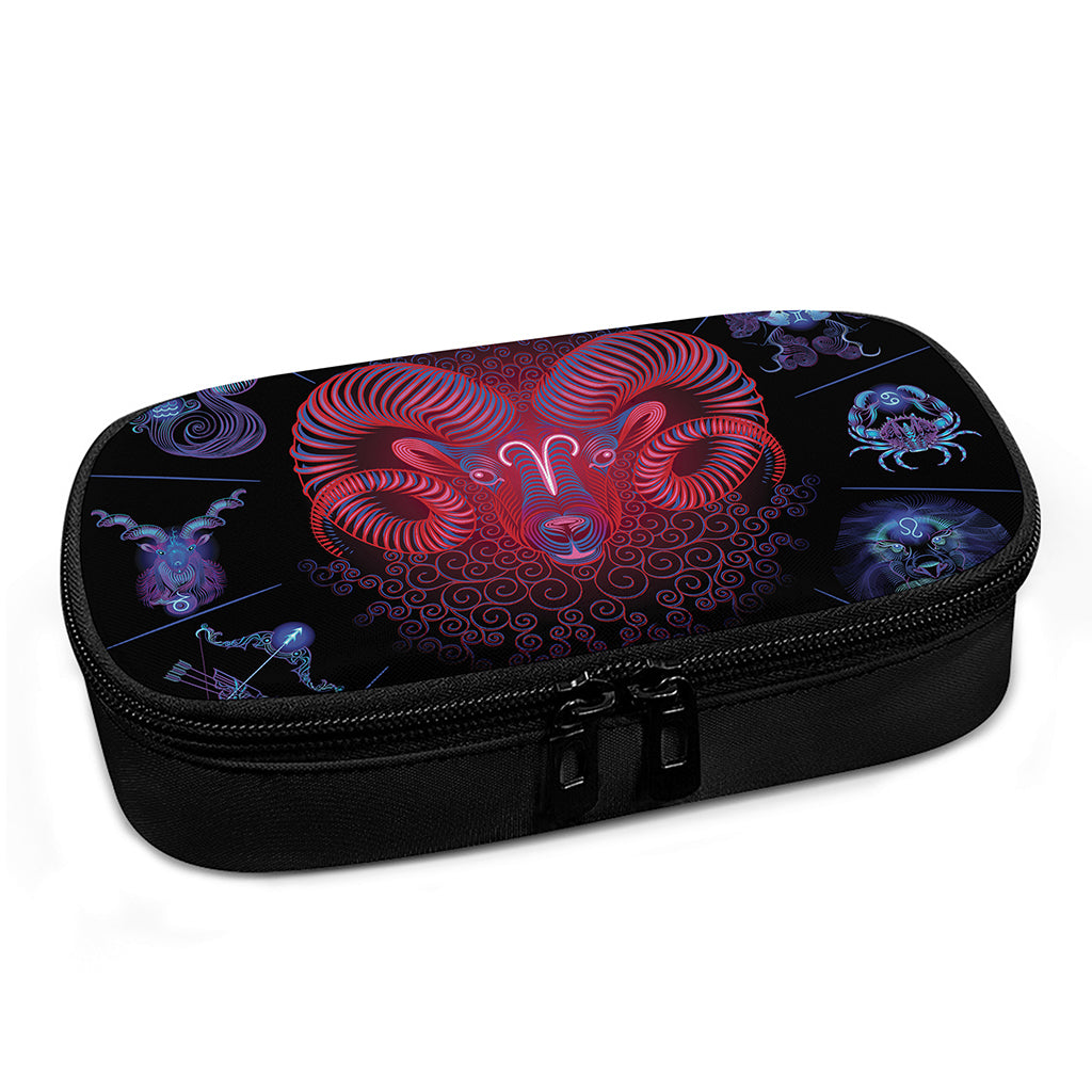 Aries And Astrological Signs Print Insulin Cooler Travel Case