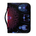 Aries And Astrological Signs Print Leather Bible Cover