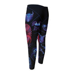 Aries And Astrological Signs Print Men's Compression Pants