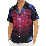 Aries And Astrological Signs Print Men's Deep V-Neck Shirt
