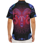 Aries And Astrological Signs Print Men's Deep V-Neck Shirt