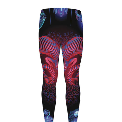 Aries And Astrological Signs Print Men's leggings