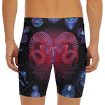 Aries And Astrological Signs Print Men's Long Boxer Briefs
