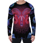 Aries And Astrological Signs Print Men's Long Sleeve T-Shirt