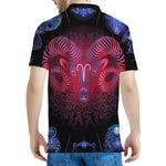 Aries And Astrological Signs Print Men's Polo Shirt