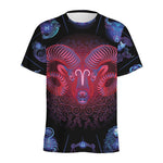 Aries And Astrological Signs Print Men's Sports T-Shirt
