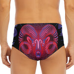 Aries And Astrological Signs Print Men's Triangle Swim Briefs