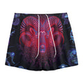 Aries And Astrological Signs Print Mesh Shorts
