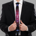 Aries And Astrological Signs Print Necktie