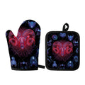 Aries And Astrological Signs Print Oven Mitt And Pot Holder Set
