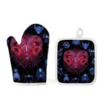 Aries And Astrological Signs Print Oven Mitt And Pot Holder Set