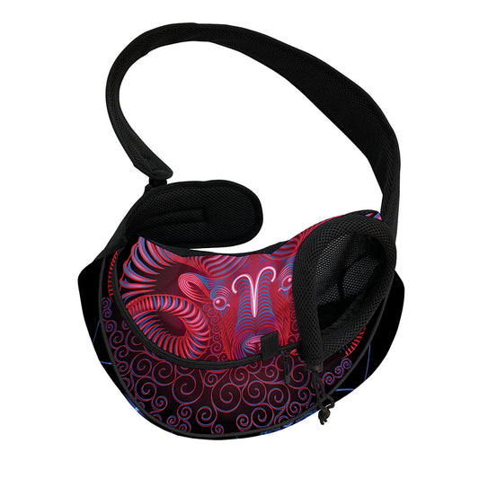 Aries And Astrological Signs Print Pet Sling Carrier
