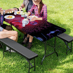 Aries And Astrological Signs Print Picnic Table Cover