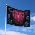 Aries And Astrological Signs Print Polyester Flag