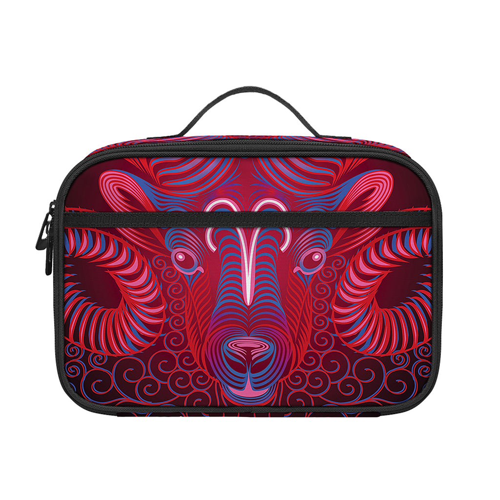 Aries And Astrological Signs Print Portable Lunch Bag